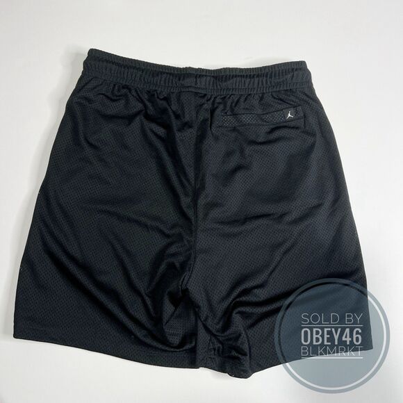 Nike Air Jordan Essentials Mesh Basketball Shorts Black DV7652-010 Size Medium - Picture 3 of 4